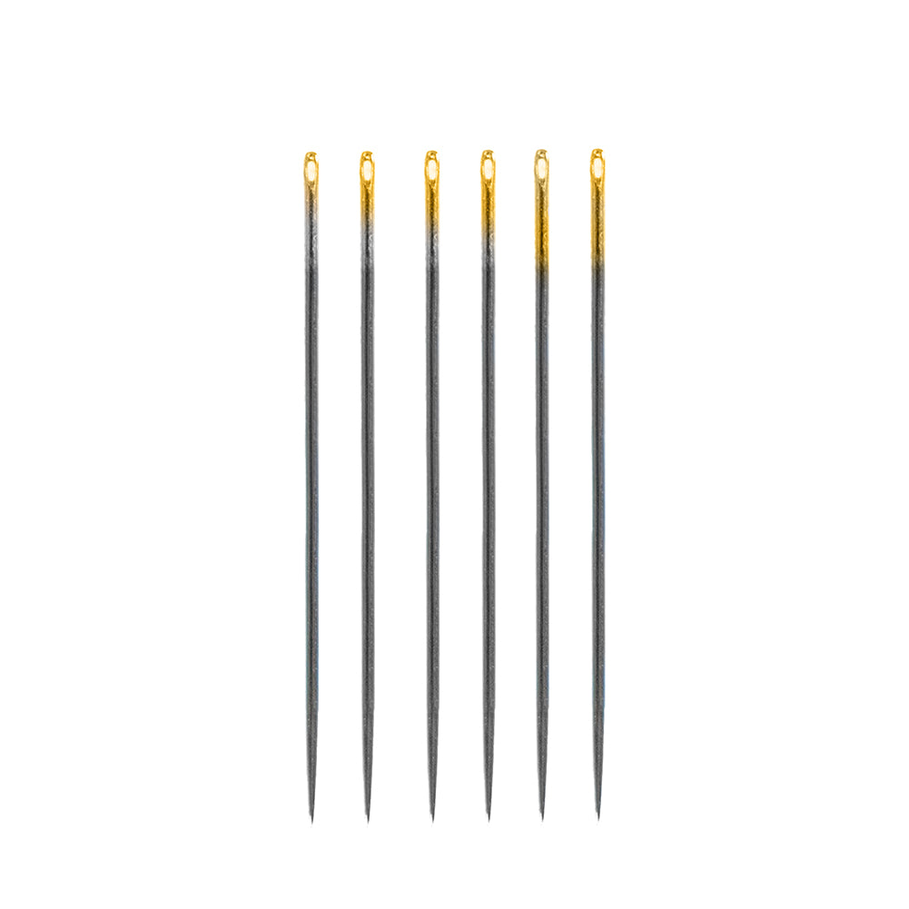 Clover Black Gold Quilting Needles - Size 12 - 6 ct - Joann Fabrics