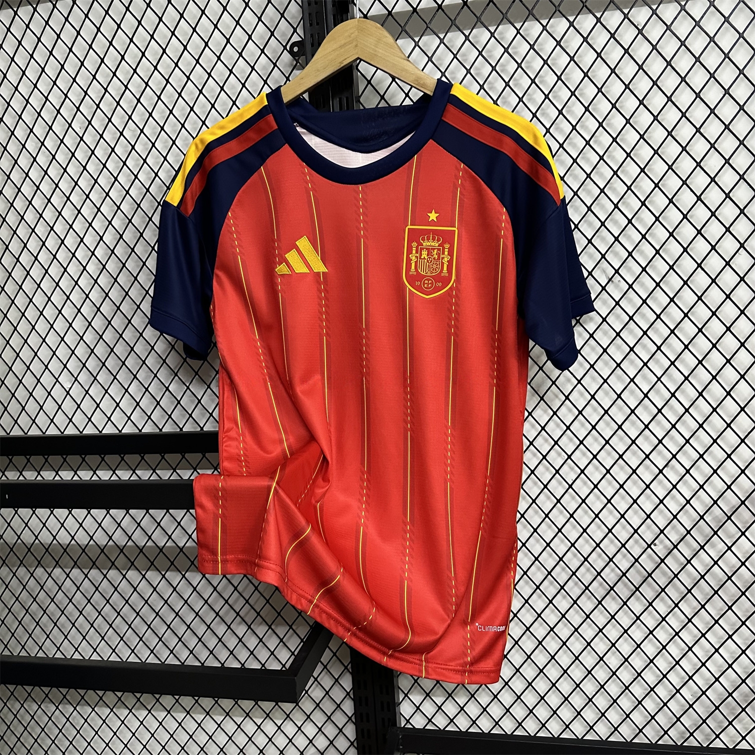 Spain 2026 Home Red Jersey - Fans Version - UnitedFutballJersey