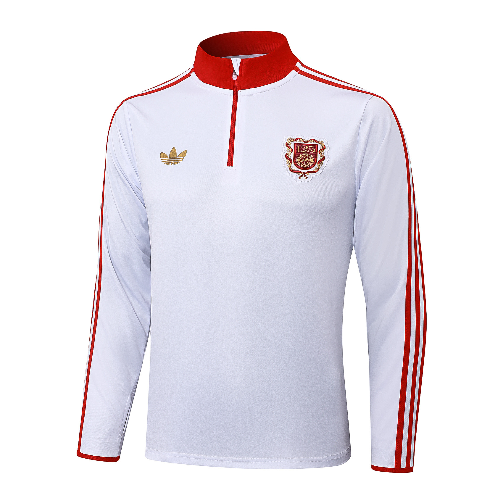 2025/2026 Bayern Munich Half-Pull Training Suit 120th Anniversary Edition Football Shirt 1:1 Thai Quality Set