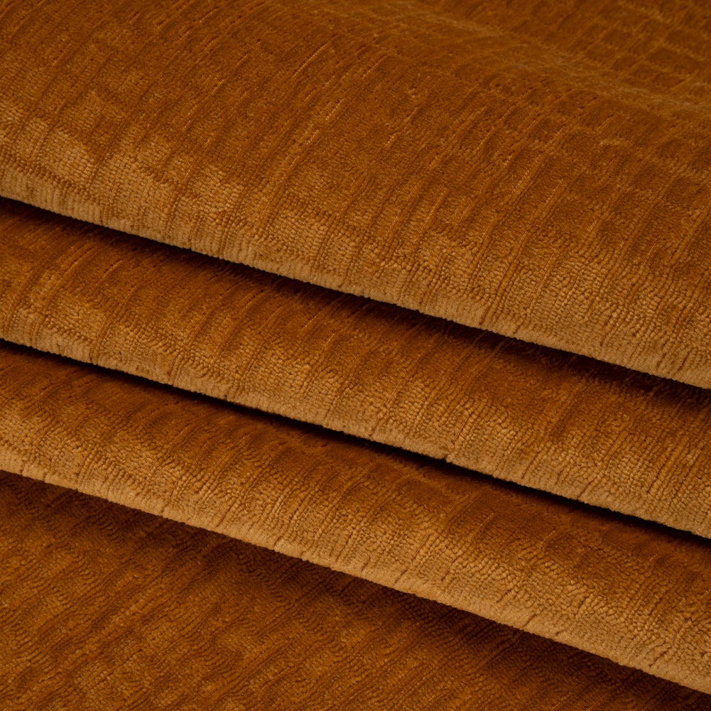 Polyester Upholstery Chenille - Butterscotch Grid Texture - Carolina Collection - Joann Fabrics