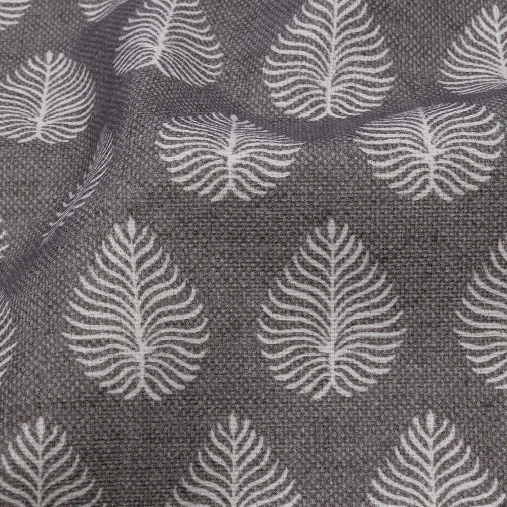 Cotton Canvas Print - Smoke Leaves - British Imported - Joann Fabrics