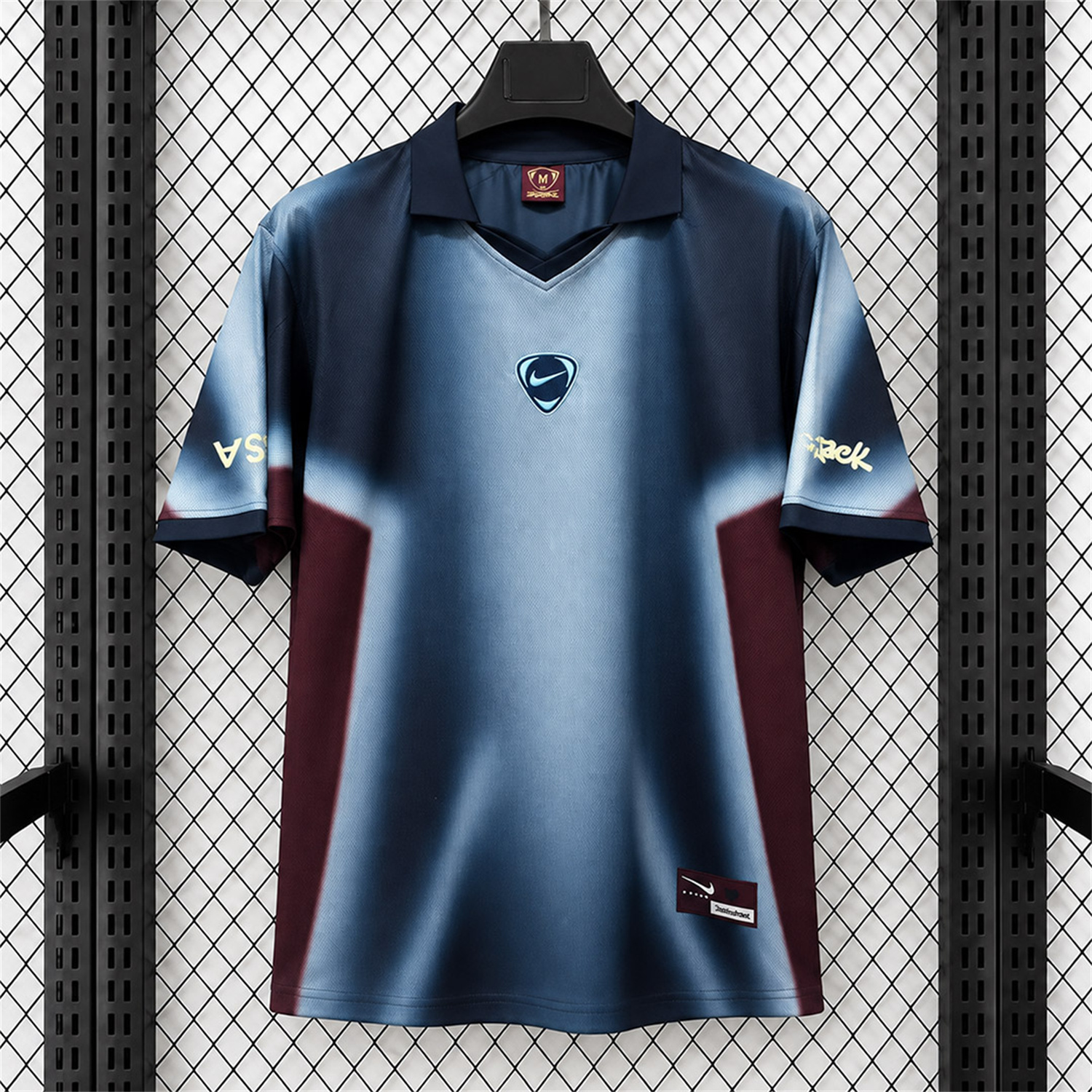 United States USA 2026 x Cactus Jack Total 90 Retro Style Blue Jersey - Fans Version - UnitedFutballJersey