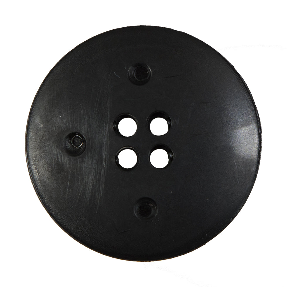 Italian Black Plastic 4-Hole Button - 54L/34mm - Joann Fabrics