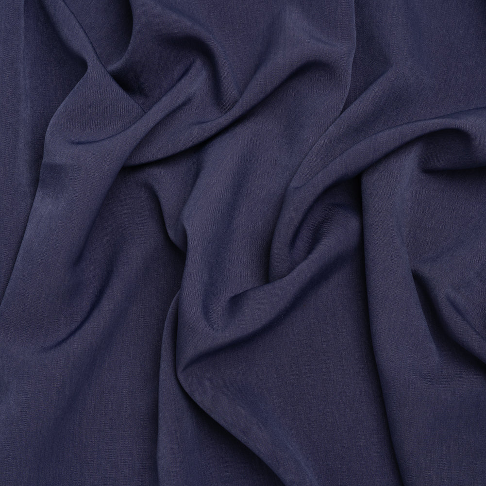 Polyester Peachskin - Denim Blue - Deadstock - Joann Fabrics