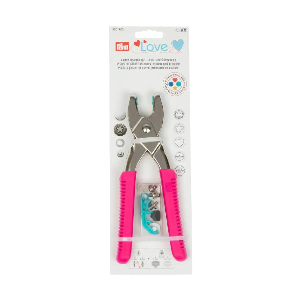 Prym VARIO Pliers for Press Fasteners, Eyelets and Piercing - Pink - Joann Fabrics