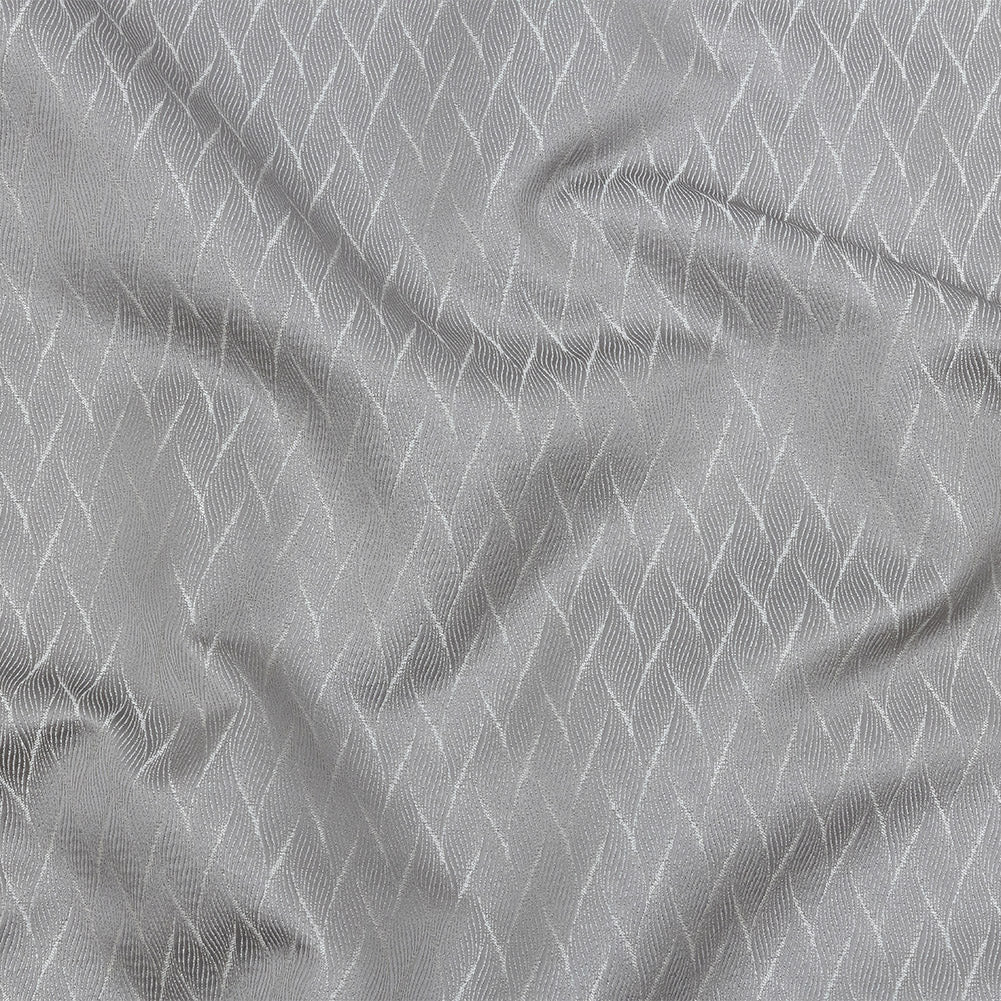 Drapery Jacquard - Graphite Flowing Leaves - British Imported - Joann Fabrics