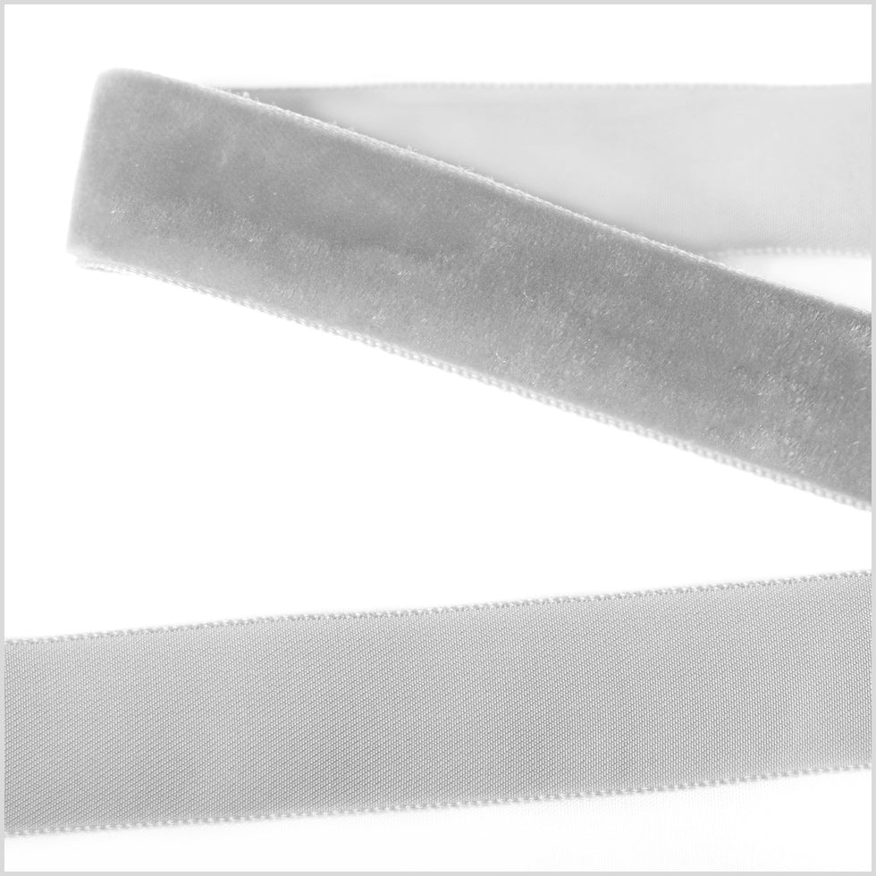 Single Faced Velvet Ribbon Made in Italy - 7/8