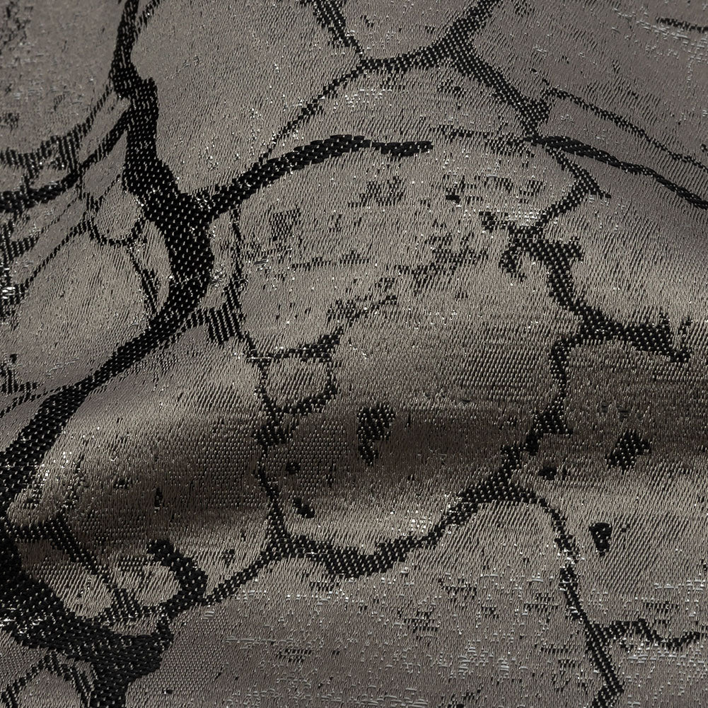 Metallic Drapery Jacquard - Fossil Marble Veins - British Imported - Joann Fabrics