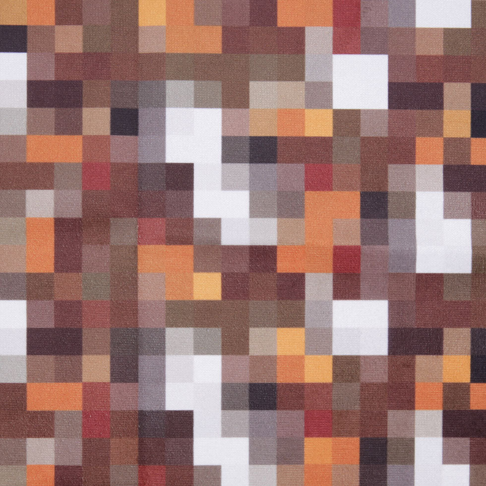 Orange Geometric Upholstery Velvet - Joann Fabrics