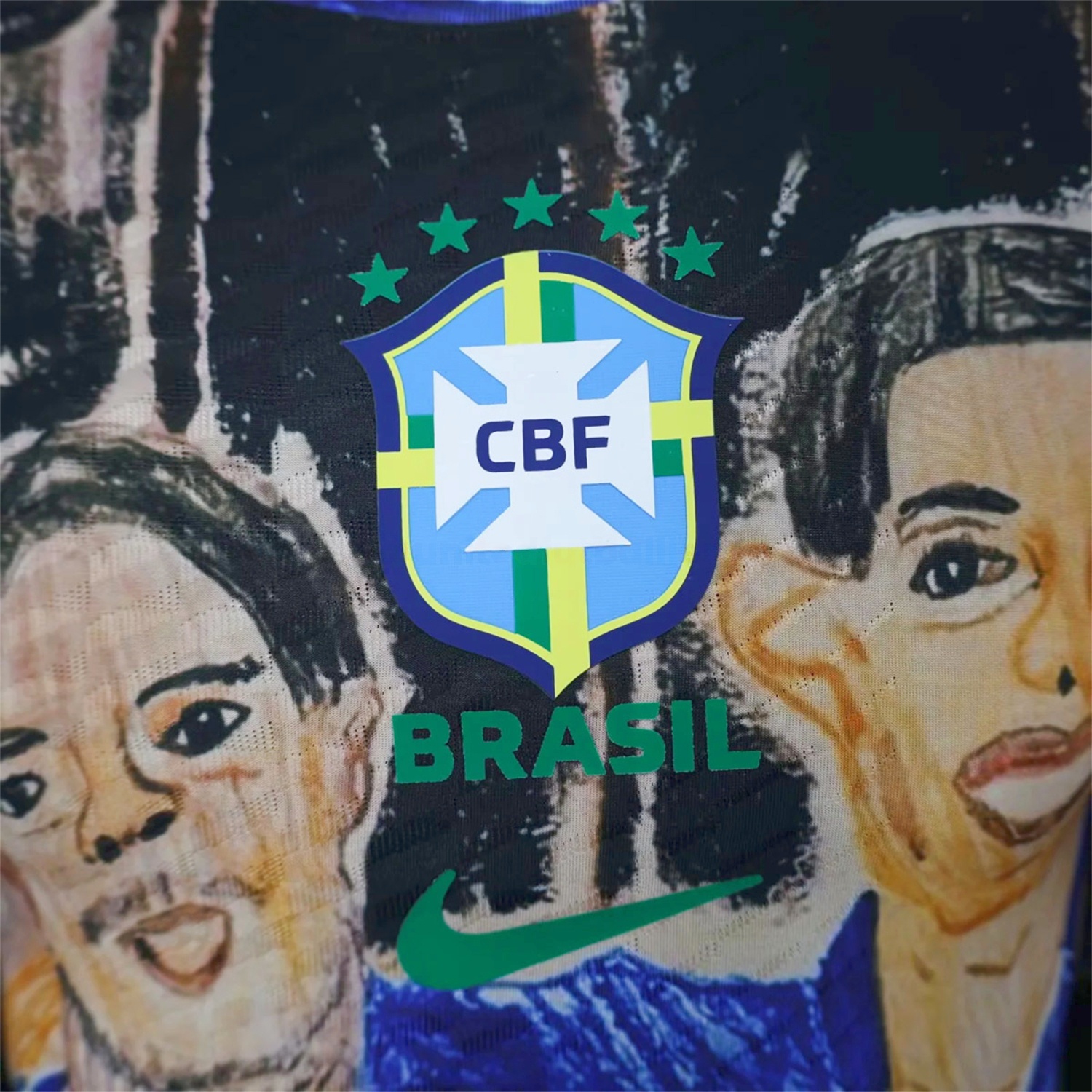 Brazil 2026 Painted Figures Special Jersey - Player Version - UnitedFutballJersey