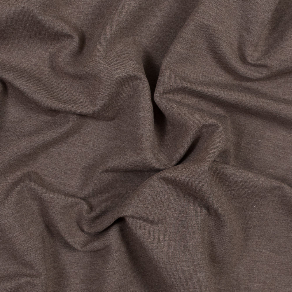 Bamboo and Cotton Stretch Knit Fleece - Heathered Chocolate - Jessamyn Collection - Joann Fabrics