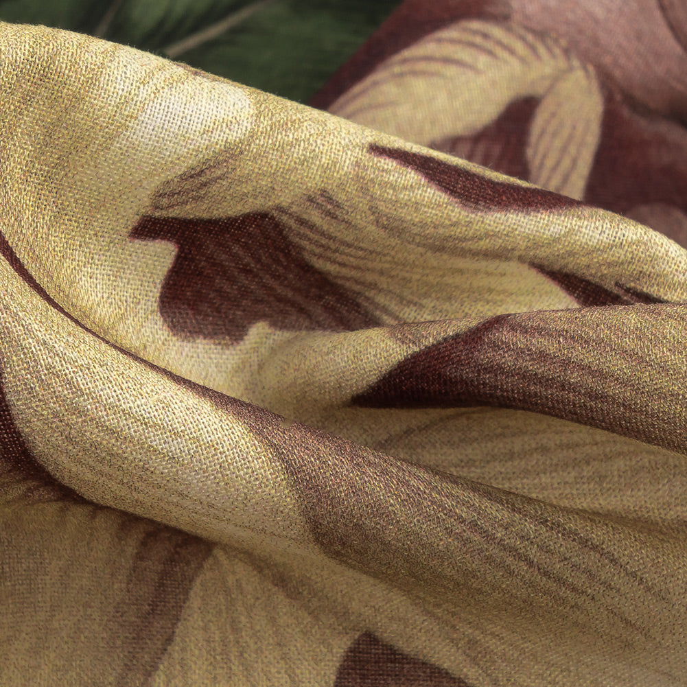 Cotton Voile - Black and Plum Floral - Vision of Romance Print - Mood Exclusive Wisteria Collection - Joann Fabrics