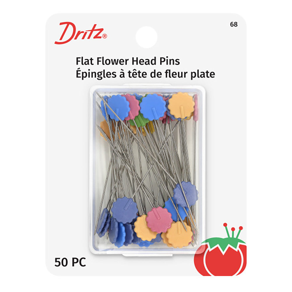 Dritz Flat Flower Head Pins - 1.75