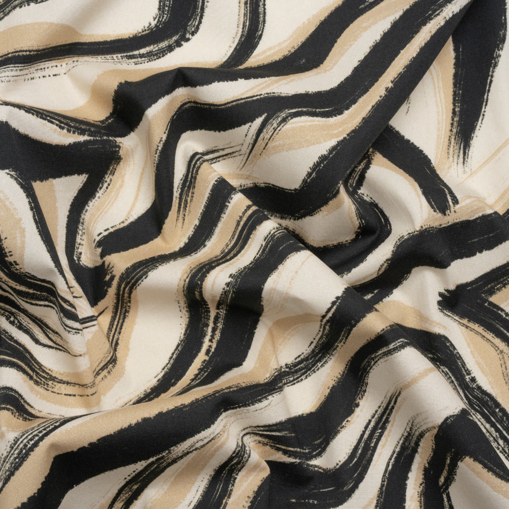 Mood Exclusive Beige Shifting Sands Stretch Cotton Poplin - Joann Fabrics