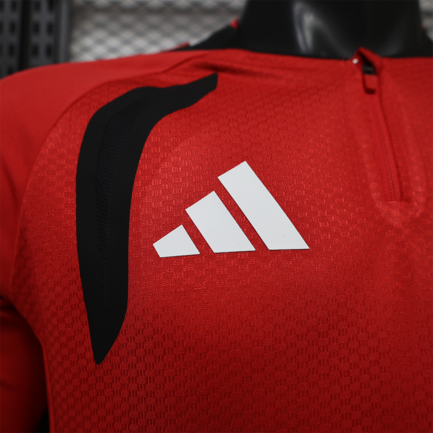 Manchester United 26-27 Red Long Sleeves Training Jersey - Player Version - UnitedFutballJersey