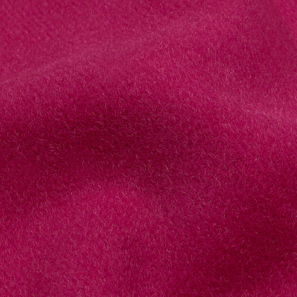 Balenciaga Italian Magenta Brushed Blended Camel Hair Twill Coating - Joann Fabrics