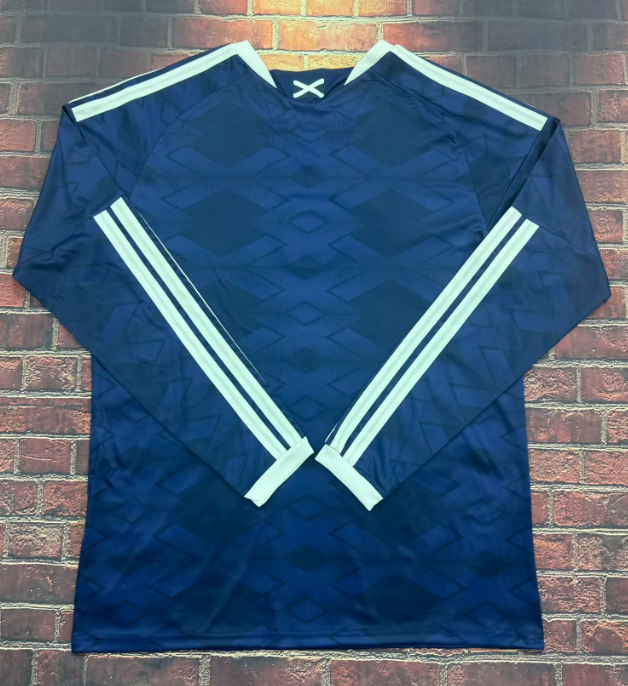 2026 Long Sleeve Scotland National Team Home Football Jersey 1:1 Thai Quality