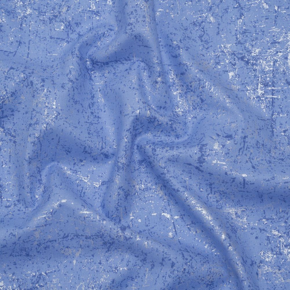 Pearl Finish Quilting Cotton by Patrick Lose for Northcott - Periwinkle Textural Abstract - Glisten Collection - Joann Fabrics