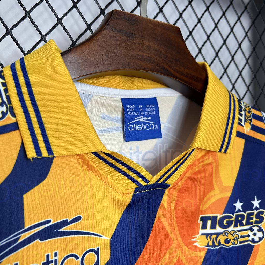 1997/1998 Retro Tigres Home Football Shirt 1:1 Thai Quality
