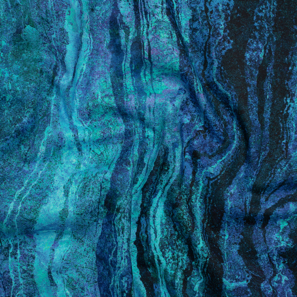 Stonehenge Quilting Cotton by Northcott - Midnight Swirling Lines Gradient - Ombre II Collection - Joann Fabrics