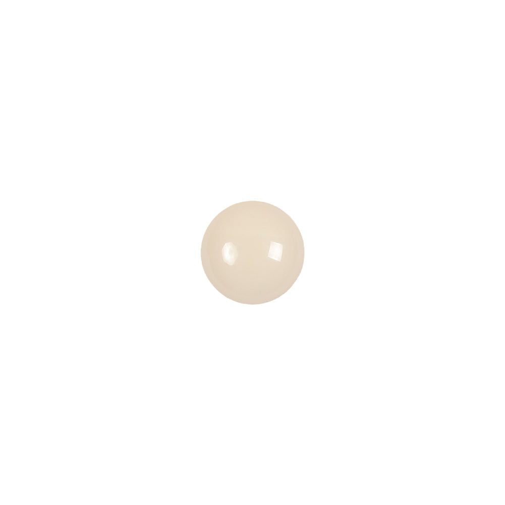 European Beige Half Domed Self Black Glass Button - 12L/7.5mm - Joann Fabrics