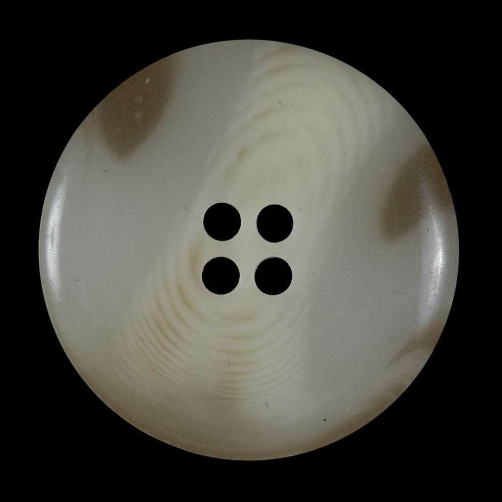 Ivory and Beige Horn Button - 54L/34mm - Joann Fabrics