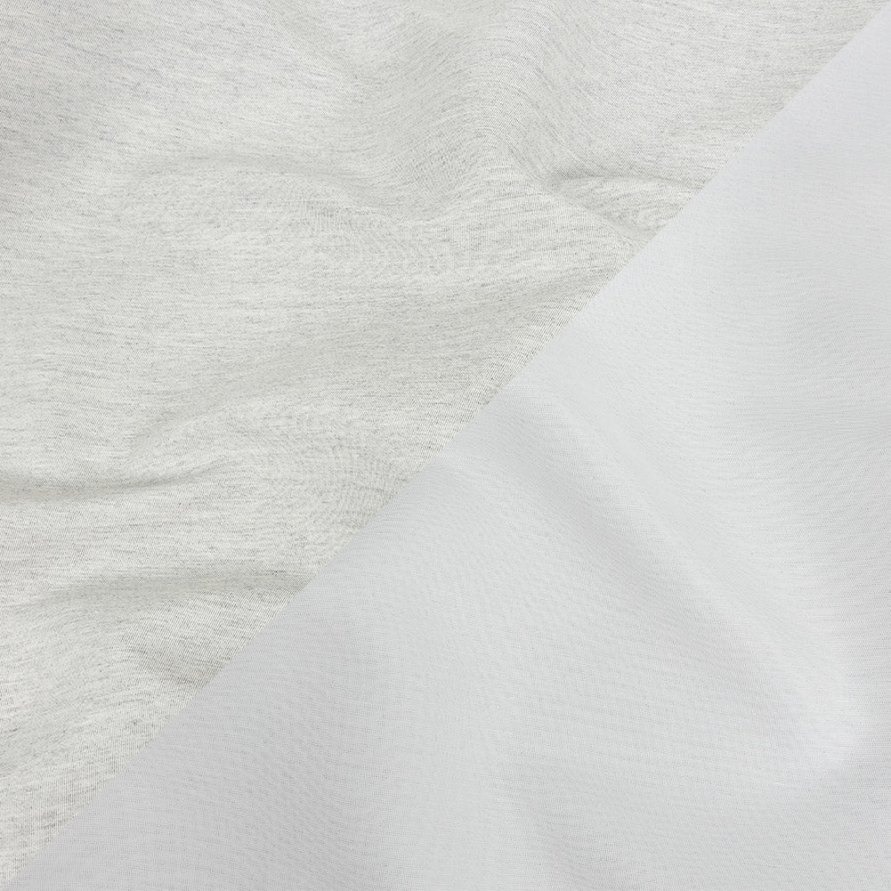 Heathered Gray and White Reversible Double Wide Twill - Joann Fabrics