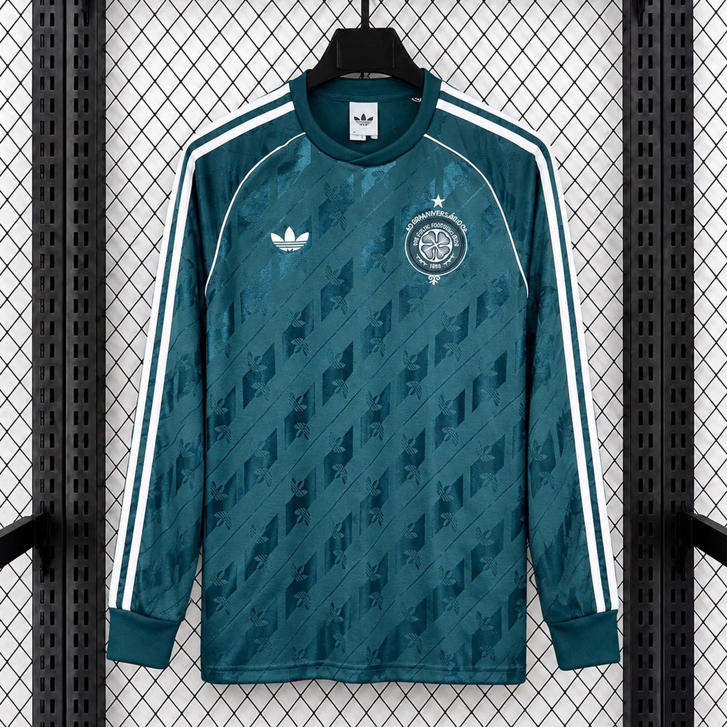 Celtic 26-27 Originals 60th Anniversary Green Long Sleeves Special Jersey - Fans Version - UnitedFutballJersey