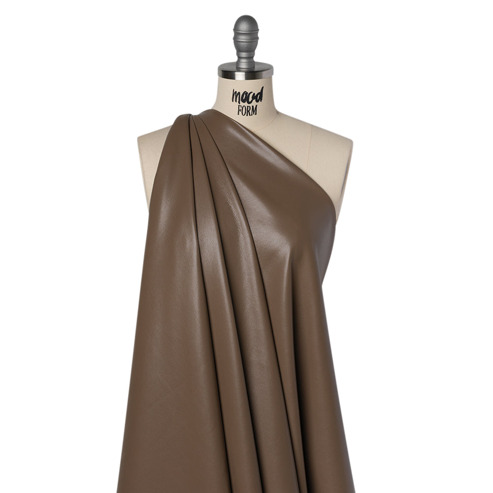 Buttery Faux Leather with Brushed Suede-like Backing - Taupe - Veronica Collection - Joann Fabrics