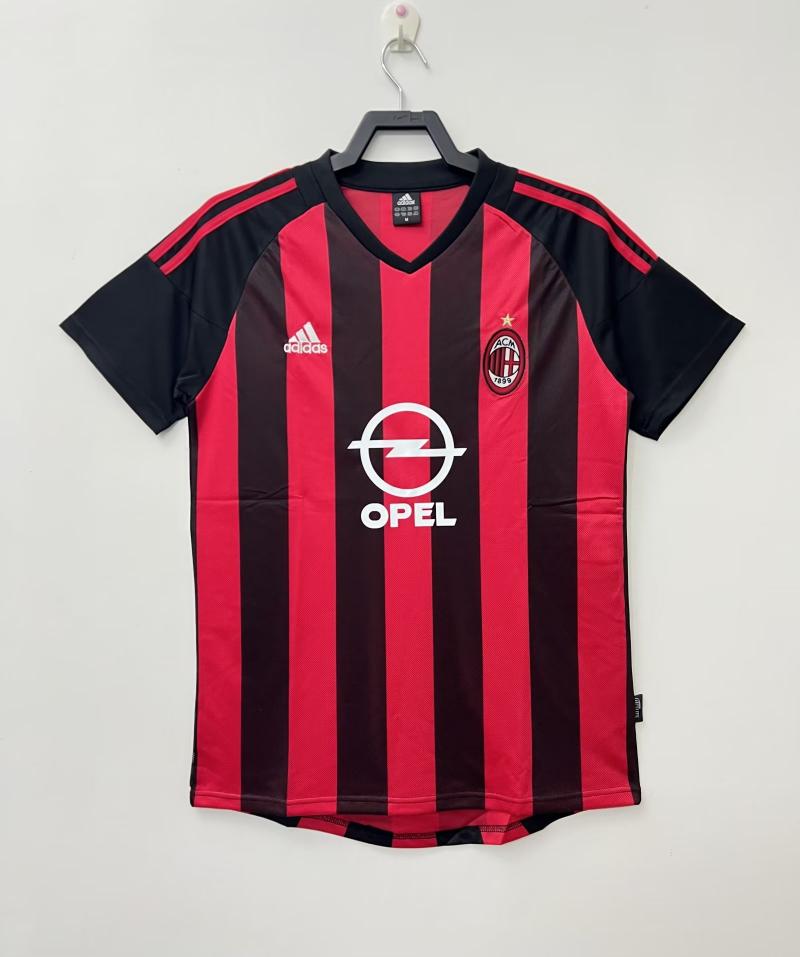 2002/2003 Retro AC Milan Home Football Shirt 1:1 Thai Quality