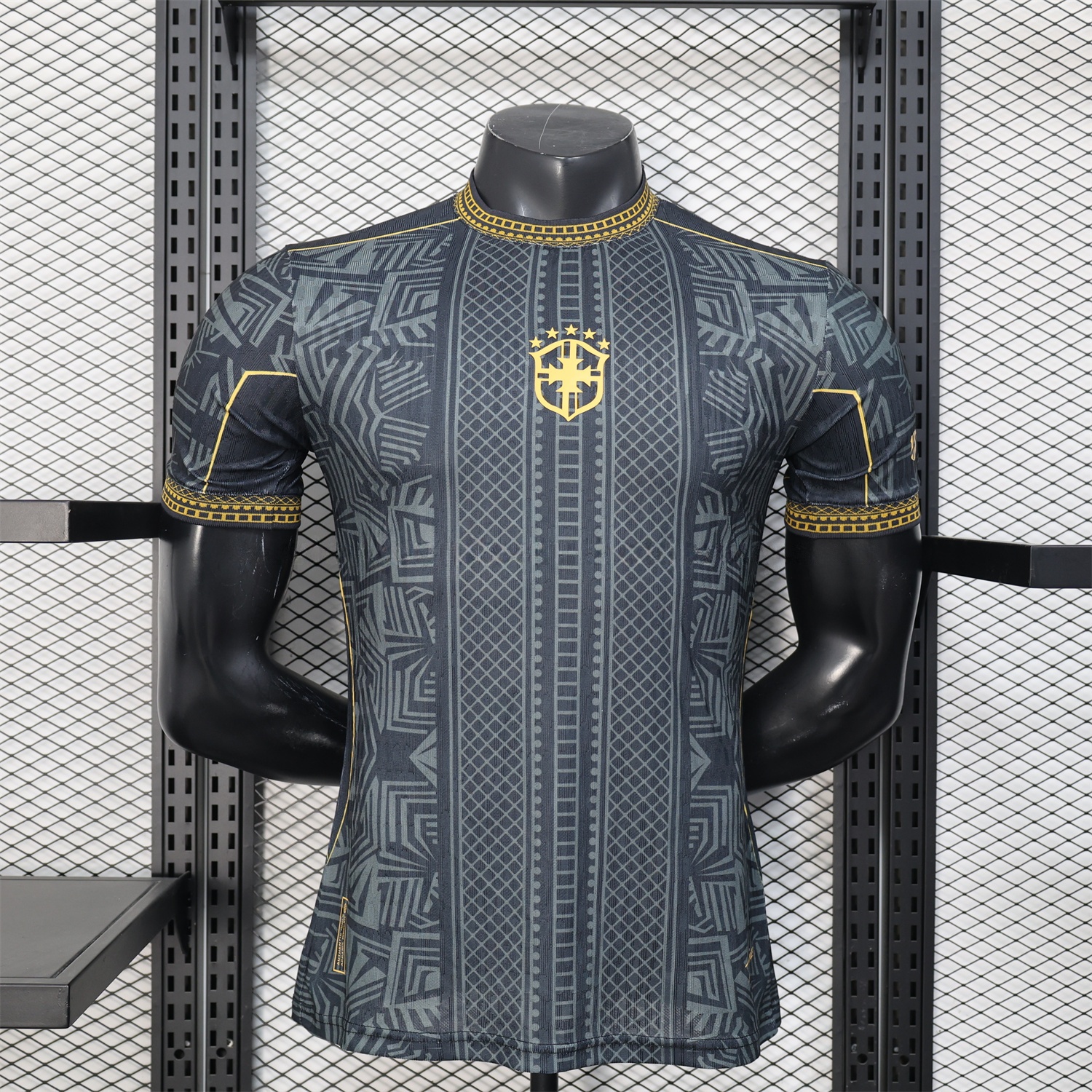 Brazil 2026 COMMA Black Neymar Special Jersey - Player Version - UnitedFutballJersey