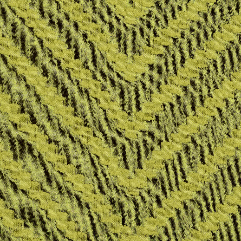 Citrus Lemon Chevron Burn-out Polyester Chiffon - Joann Fabrics