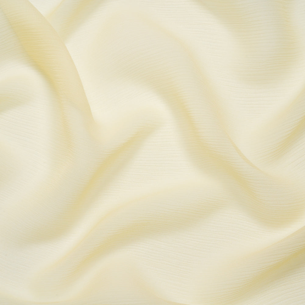 Crinkled Silk Chiffon - Pale Yellow - Premium Collection - Joann Fabrics