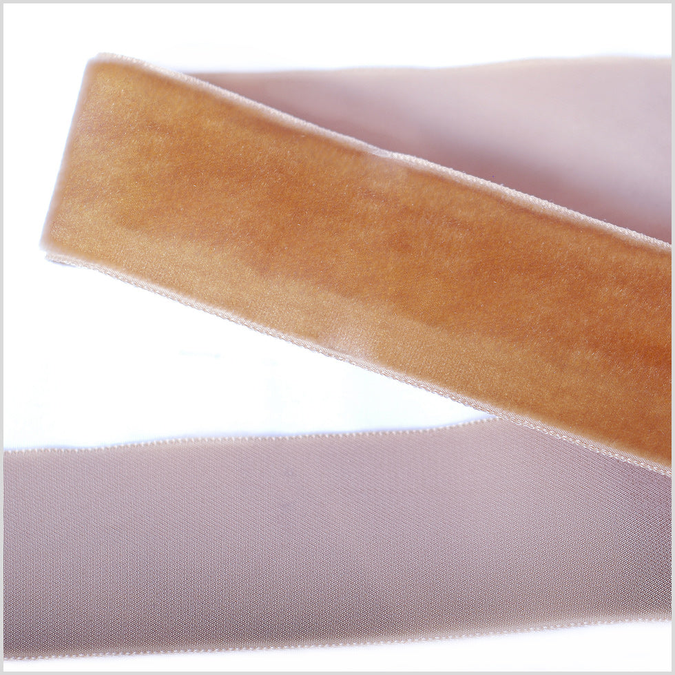 Single Faced Velvet Ribbon Made in Italy - 1.5