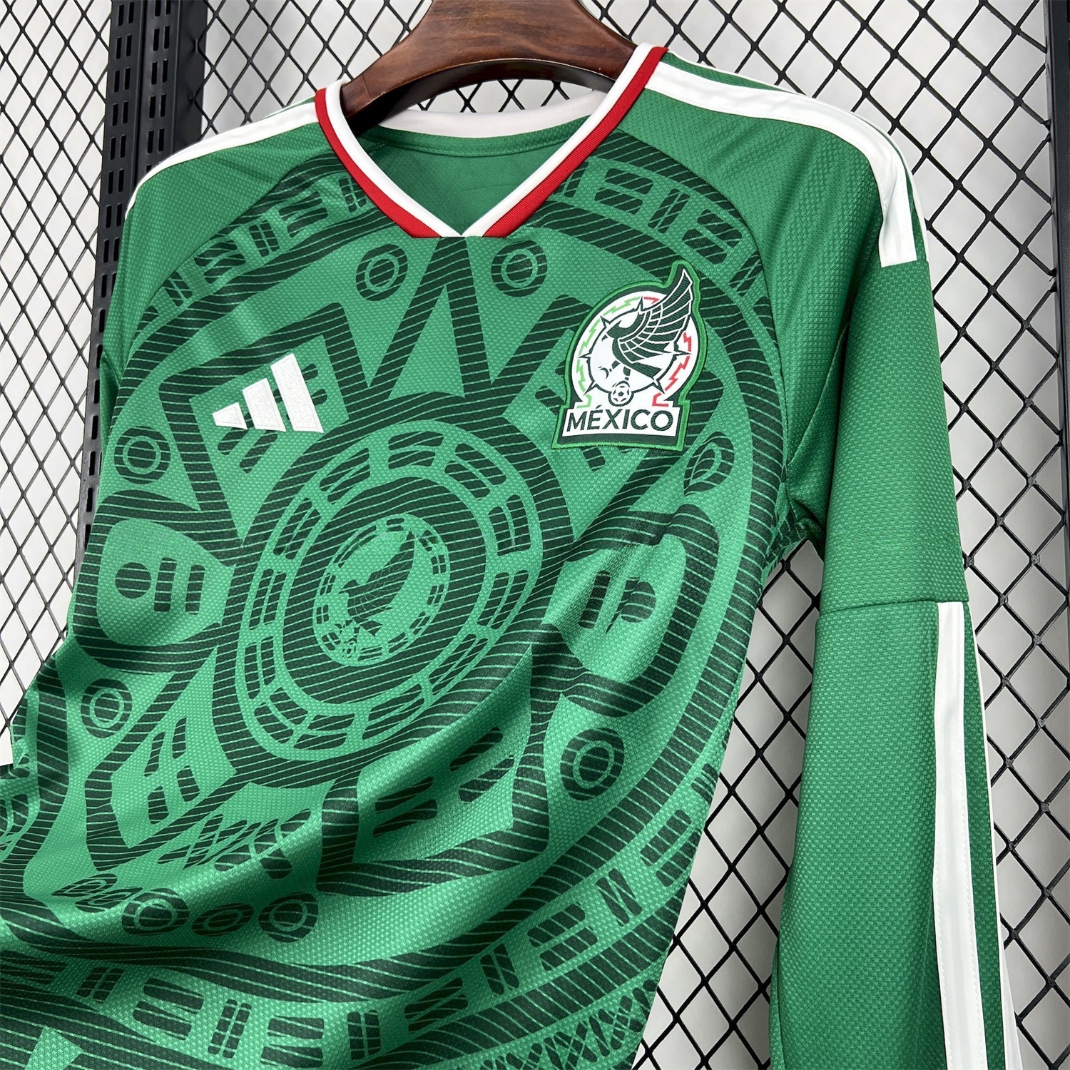 Mexico 2026 Home Long Sleeves Jersey - Fans Version - UnitedFutballJersey