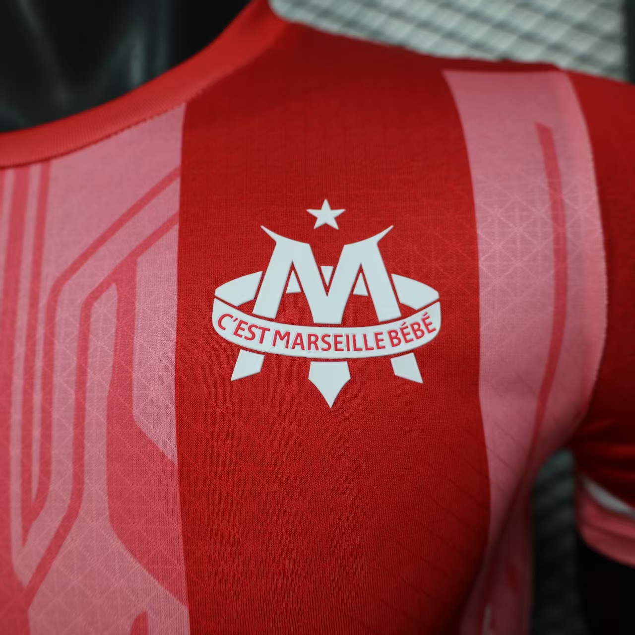 2025/2026 Player Version Olympique de Marseille Special edition Red Football Jersey 1:1 Thai Quality