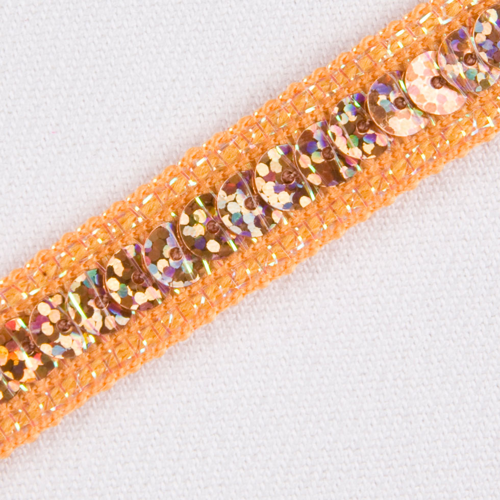 Soft Gold Fancy Sequin Trim - Joann Fabrics