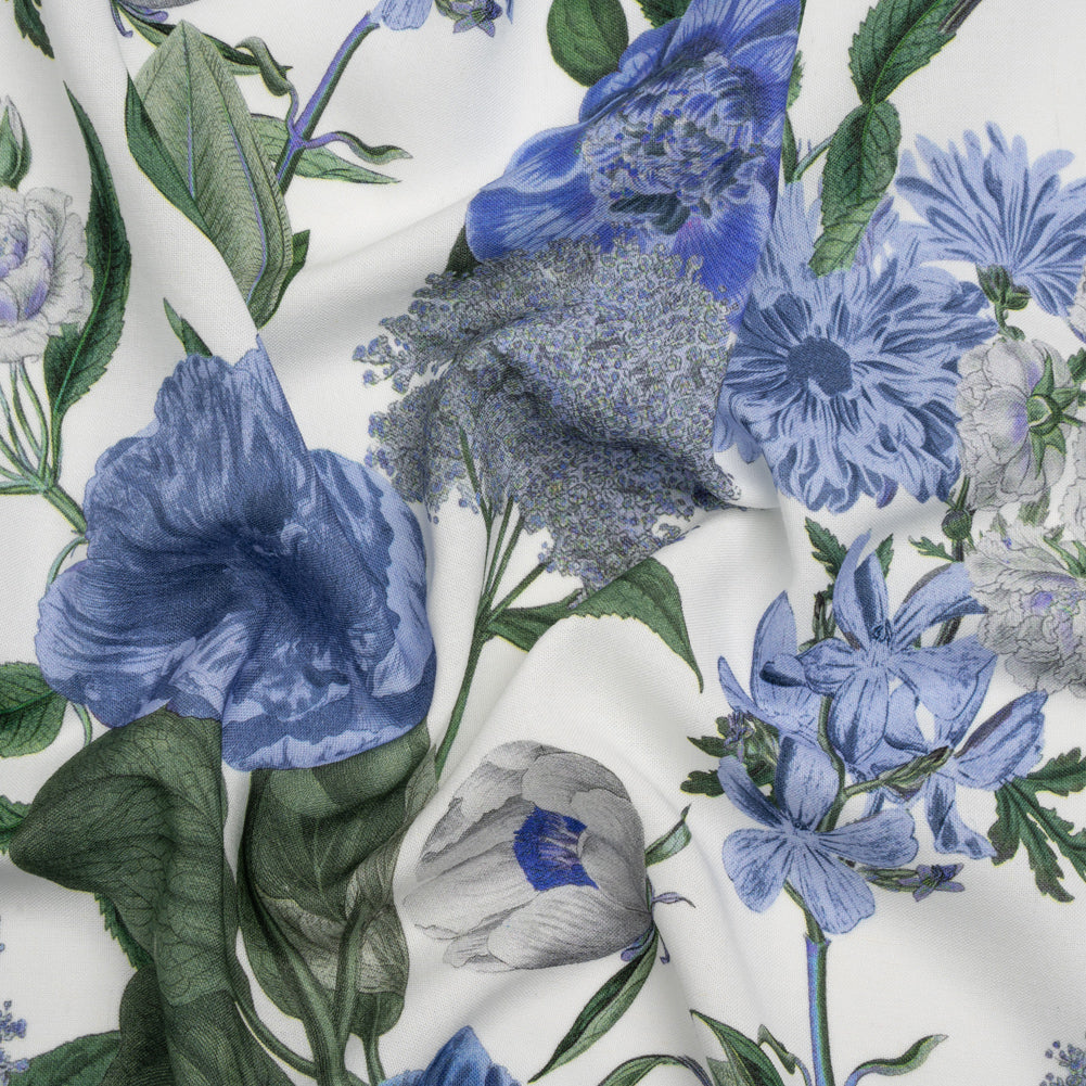 Mood Exclusive Indigo Gathering Sustainable Viscose and Linen Woven - Joann Fabrics