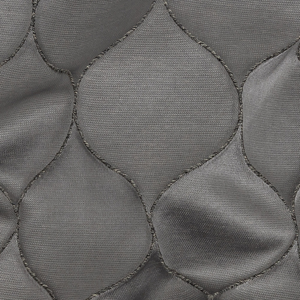 Satin-Faced Drapery Jacquard - Graphite Ogees - British Imported - Joann Fabrics