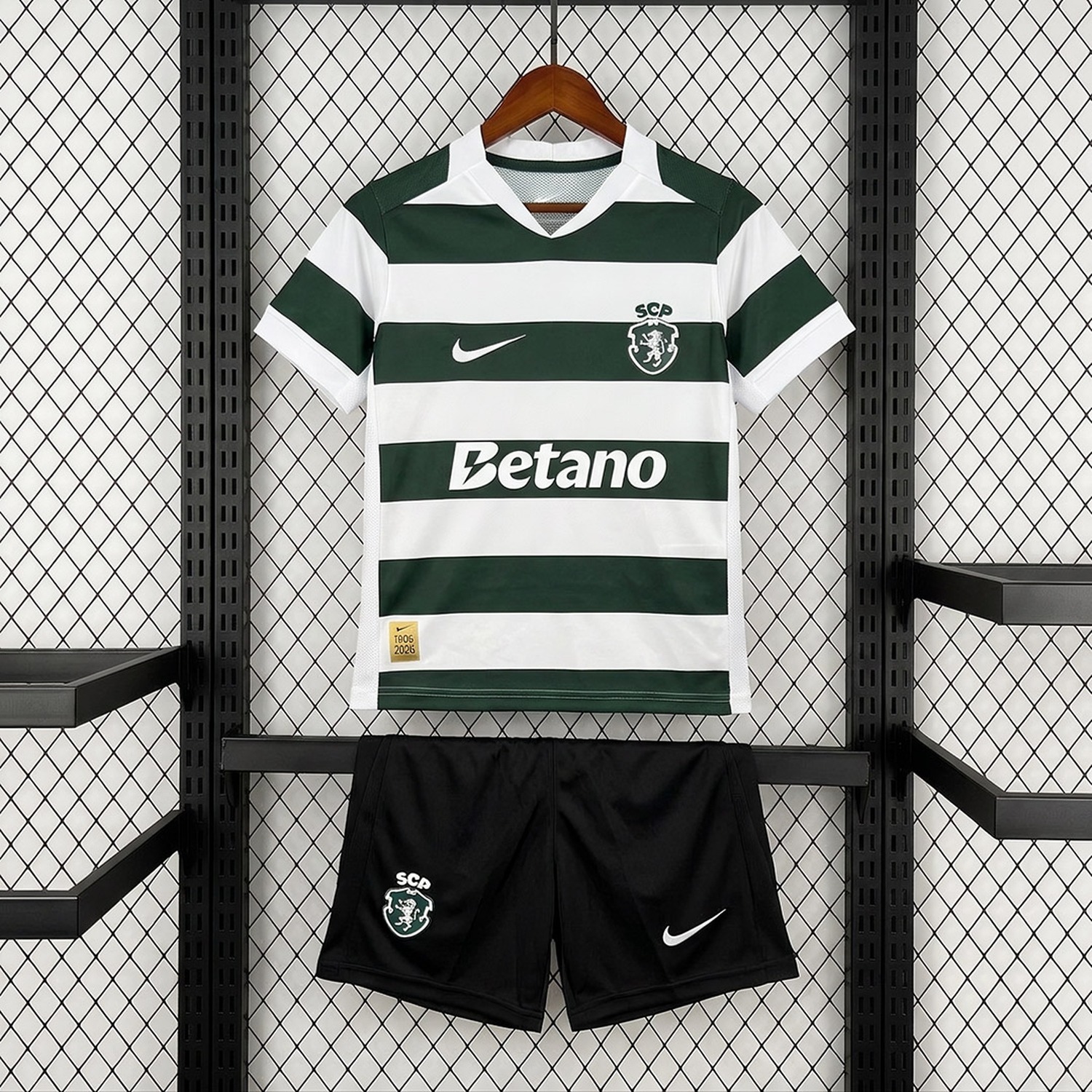 Sporting CP 26-27 Home Kids Kit - UnitedFutballJersey