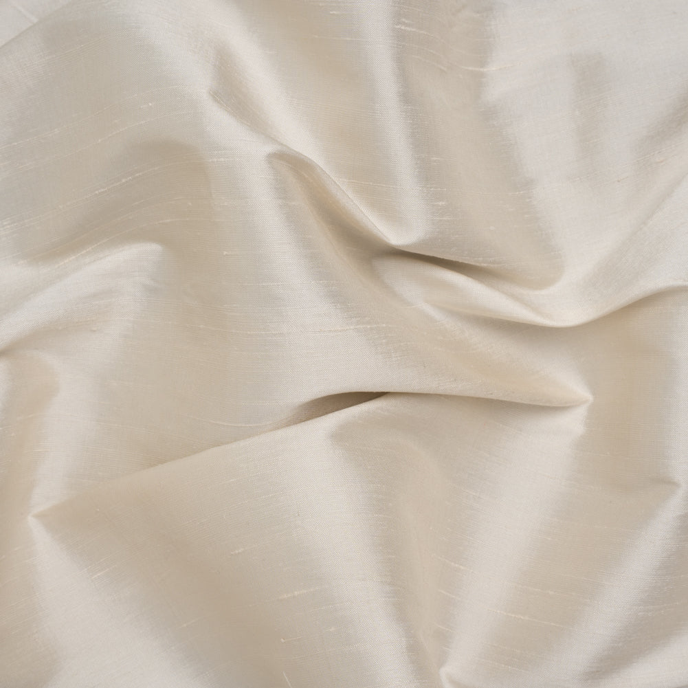 Raw Silk Woven - Tapioca - Famous Australian Designer Deadstock - Joann Fabrics