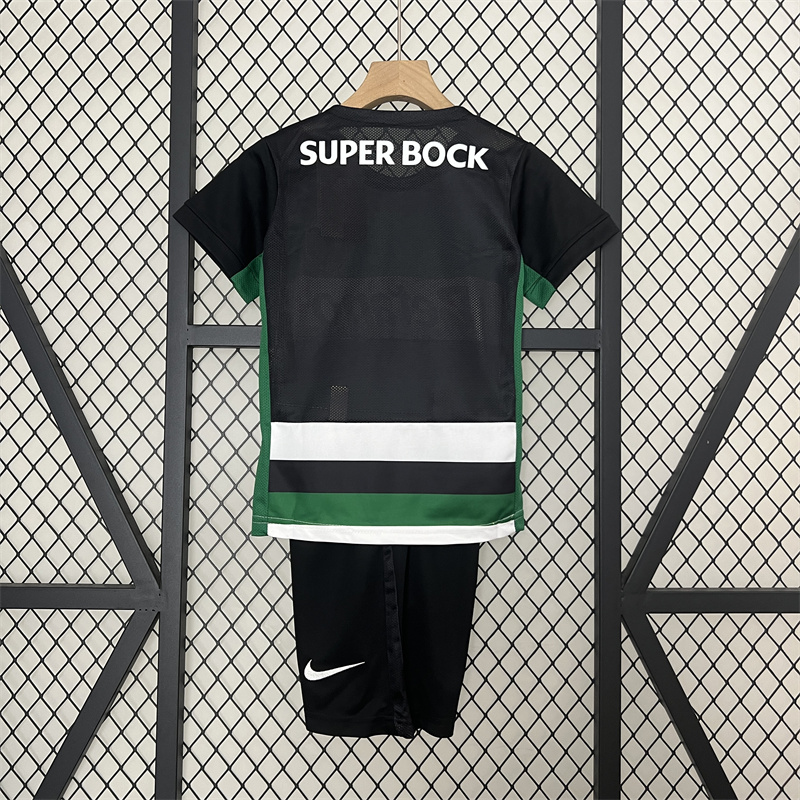 2024/2025 Sporting Lisbon Home Football Jersey Shirt 1:1 Thai Quality Kids Size