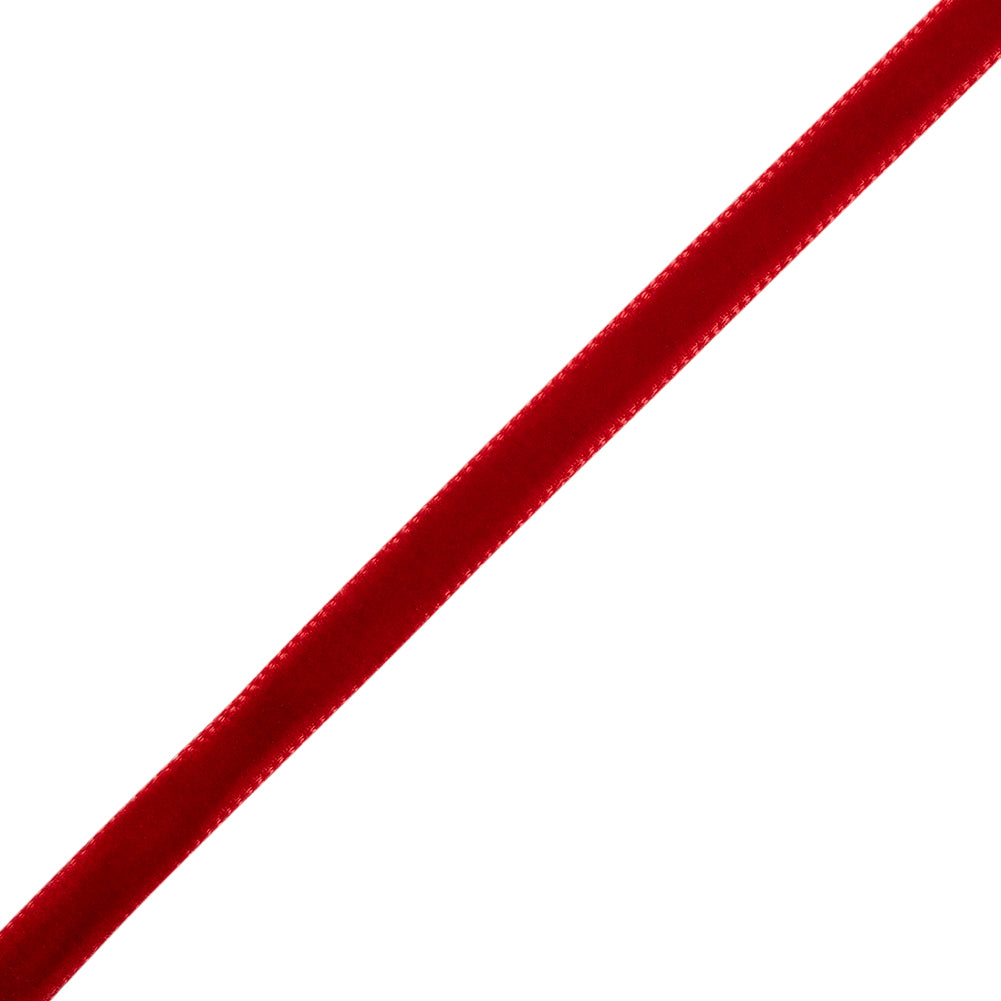 Single Faced Velvet Ribbon Made in Italy - 1/4