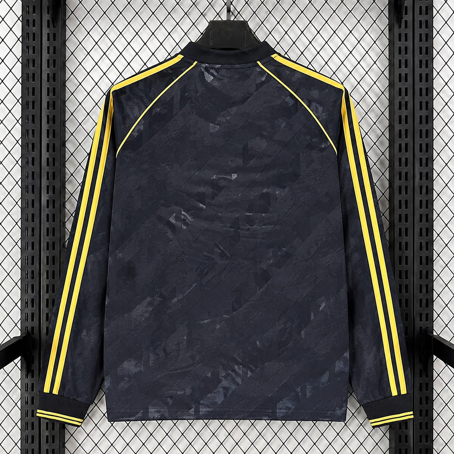 Ajax 26-27 Originals Retro Style Black Grey Yellow Special Long Sleeves Jersey - Fans Version - UnitedFutballJersey