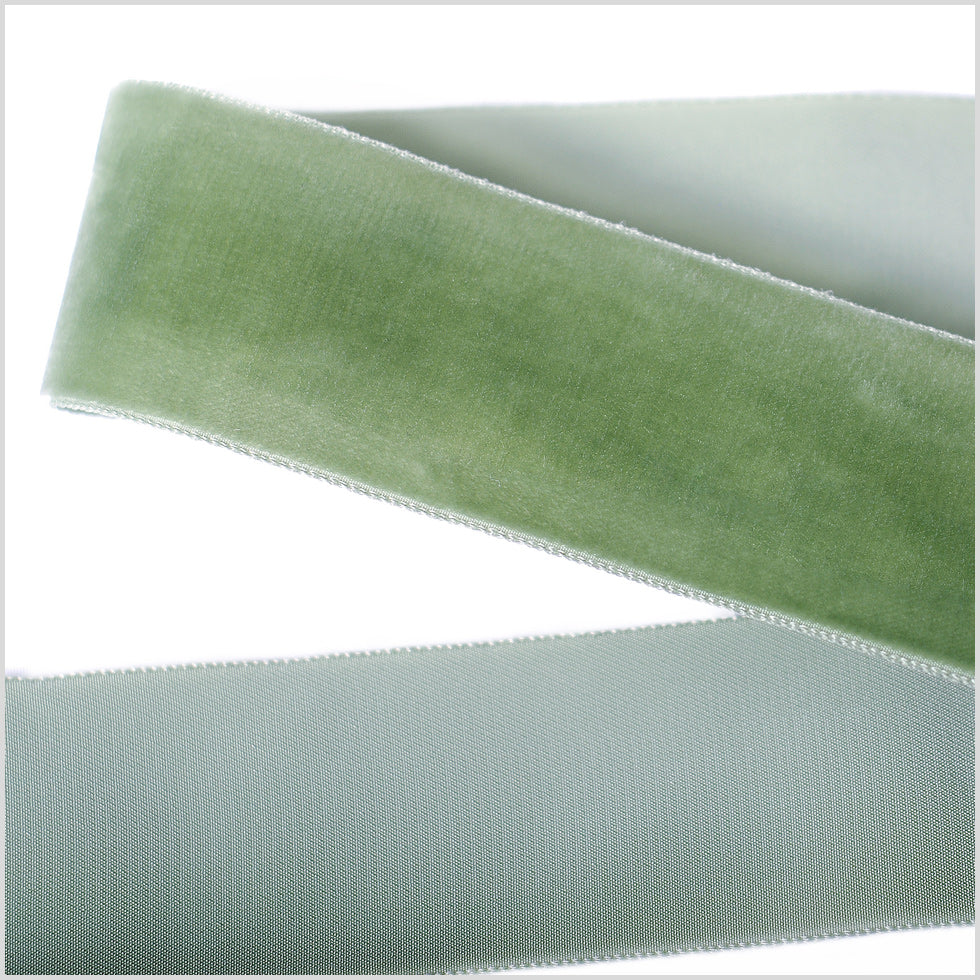 Single Faced Velvet Ribbon Made in Italy - 1.5