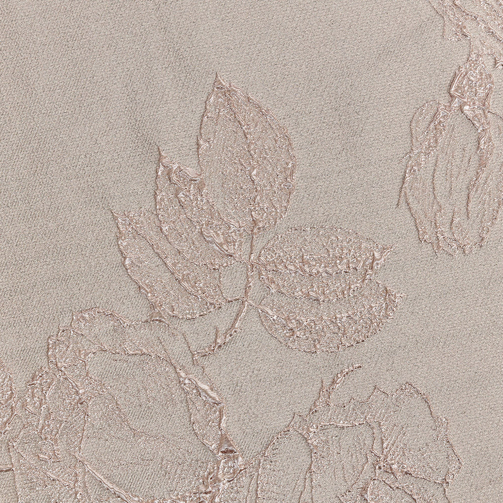 Metallic Dusty Rose Floral Luxury Brocade - Joann Fabrics