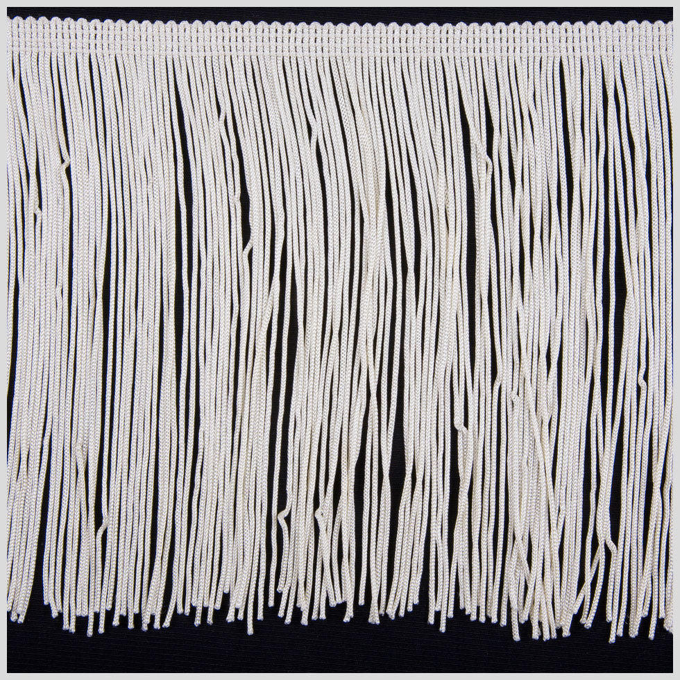 Ivory Chainette Fringe - 6