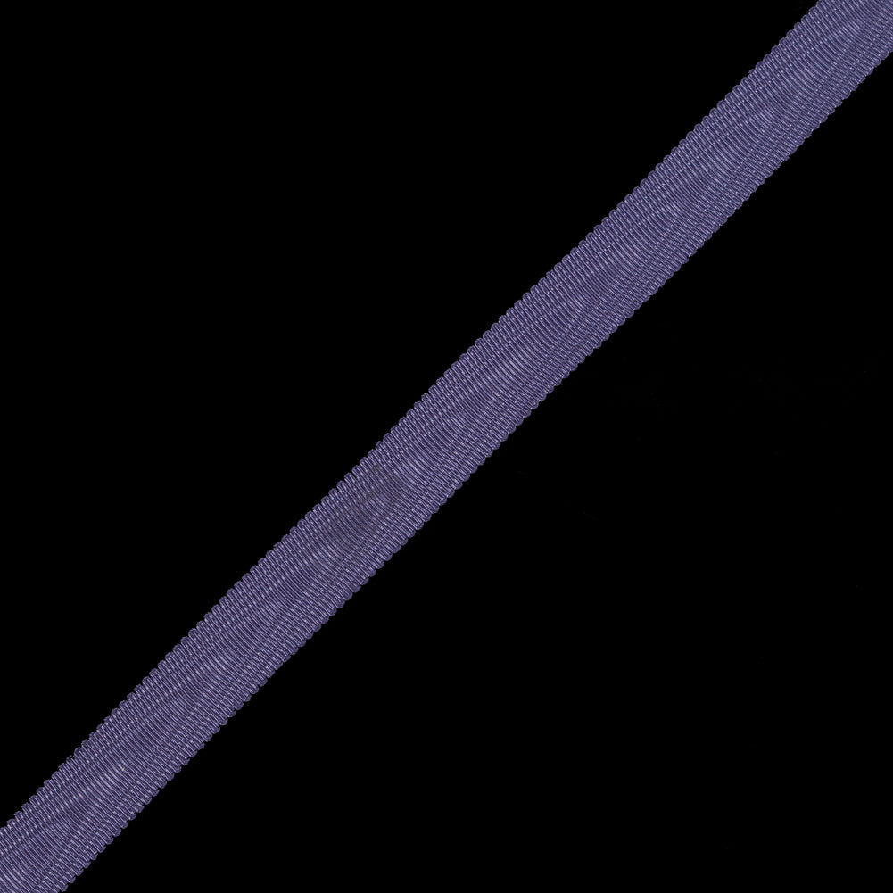 Purple Moire Petersham Grosgrain Ribbon - 0.625