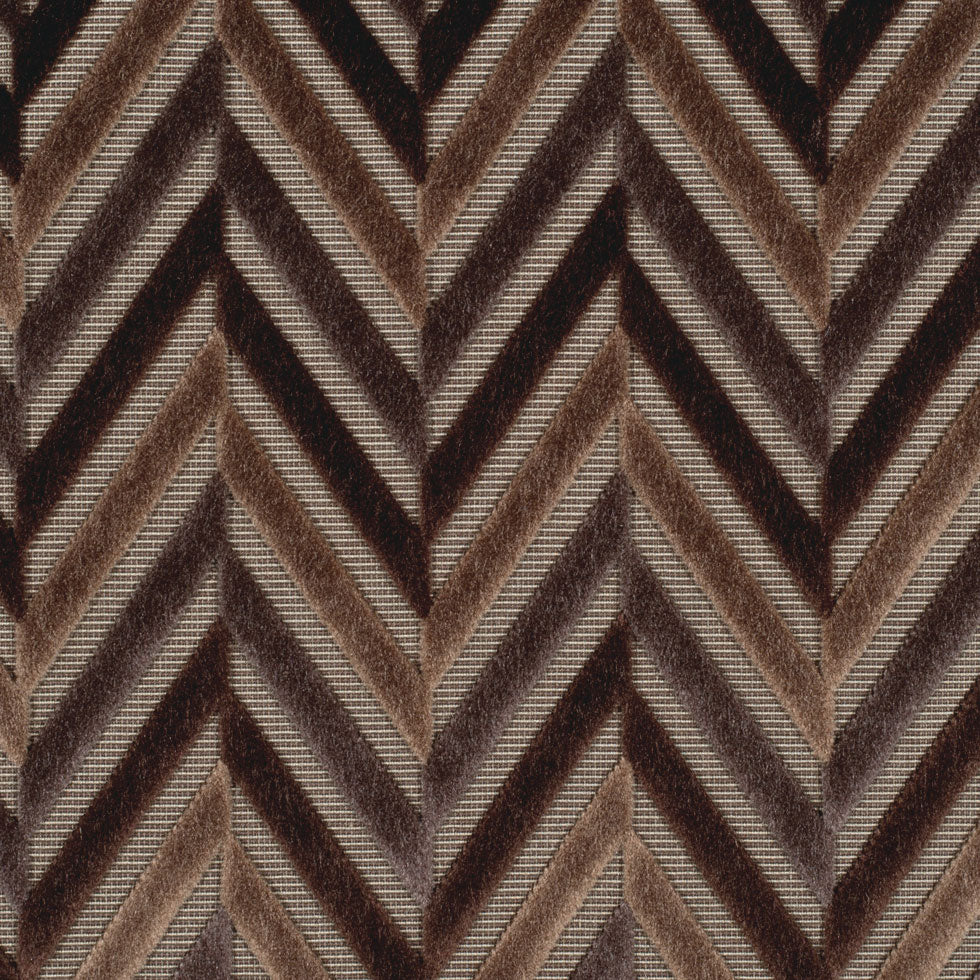 Brown Geometric Velvet - Joann Fabrics
