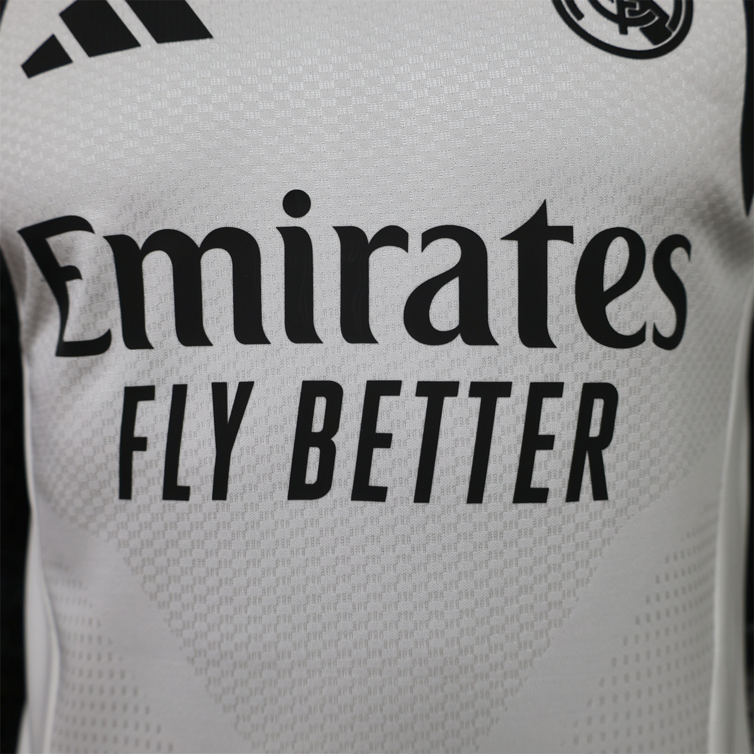 Real Madrid 26-27 White Black Training Jersey - Player Version - UnitedFutballJersey
